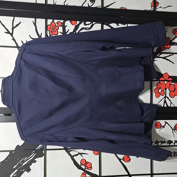 White House Black Market Navy Blue Button Military Cardigan‎ Jacket Size 10 - Picture 6 of 6